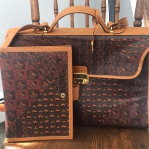 Escada briefcase and portfolio